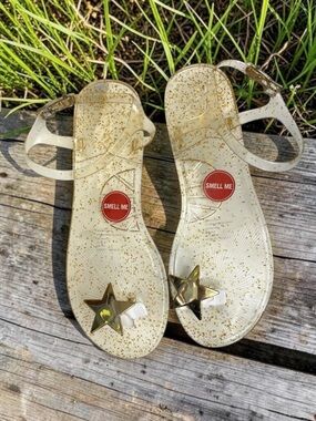 🌻NEW Katy Perry “The Geli” jelly thong sandal Women’s size 11